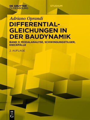 cover image of Differentialgleichungen in der Baudynamik